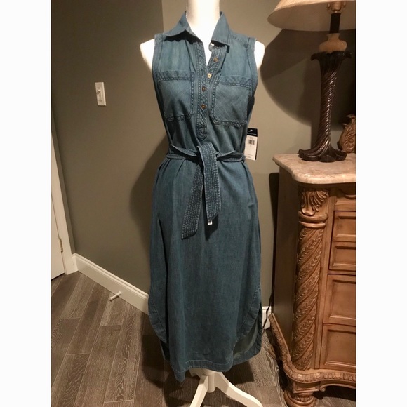 chaps denim dress